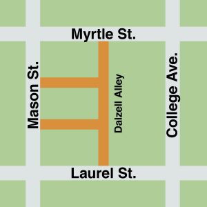 Dalzell Alley Map