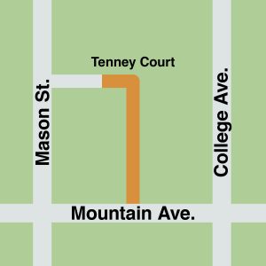 Tenney Court Alley Map