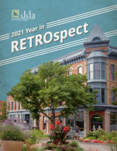 Cover of the 2021 Year in Review titled 2021 Year in Retrospect