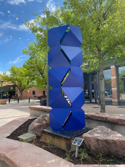 As So Within So Without by Charles Evan Brenton as part of downtown fort collins's sculpture in the square program