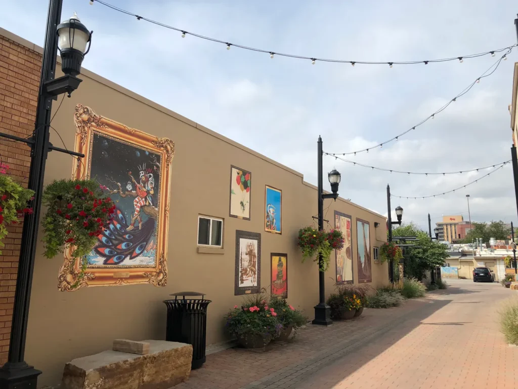 Equinox Alley after revitalization